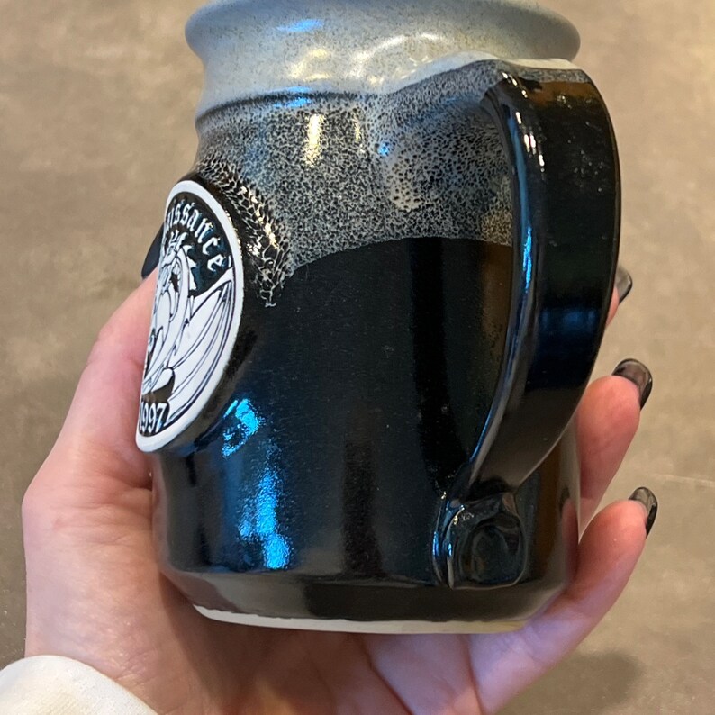 Vintage What Cheer Pottery 1997 Renaissance Festival Mug Stein Etsy