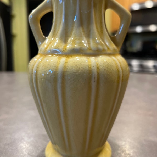 Red Wing Yellow Vase Etsy