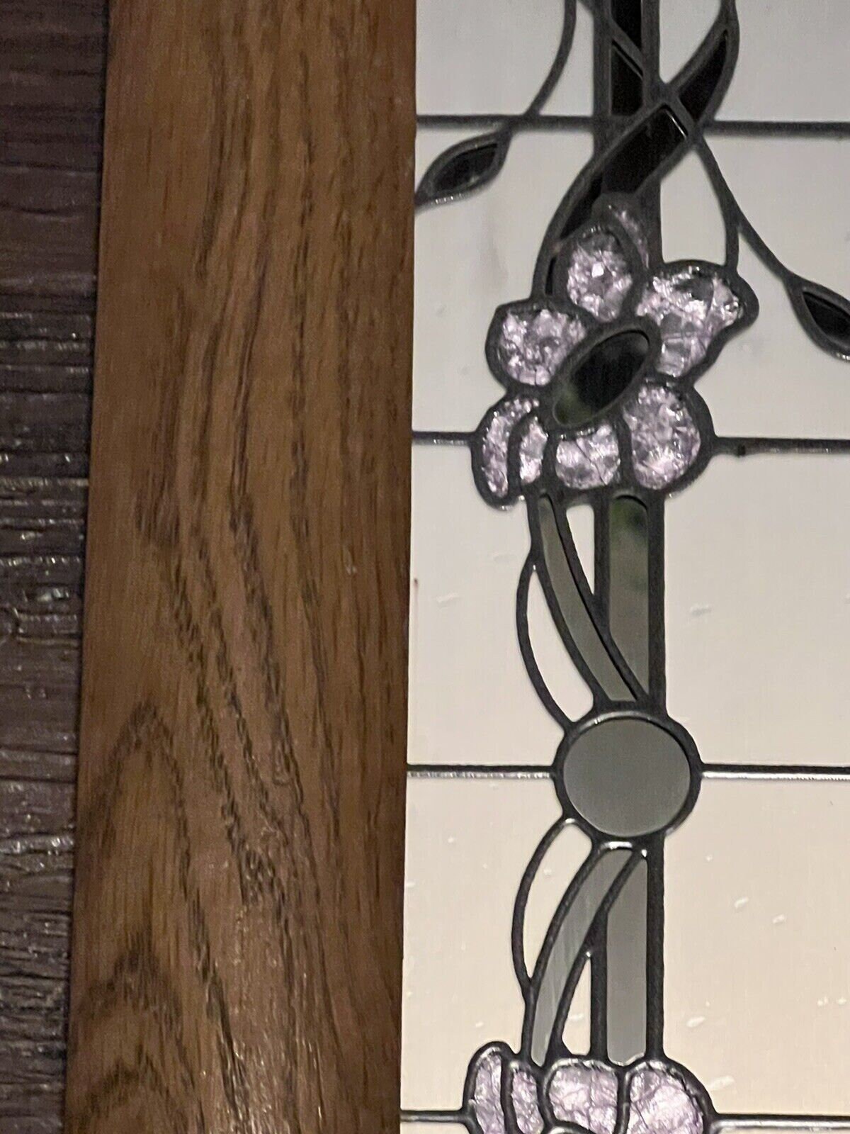 MCM Windsor Art Marsel Wood Framed Wall Mirror Floral Scrolls