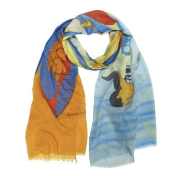 Eco Scarf | Indigenous Not Forgotten Art | First Nations Artist | Fashion Accessory | Gift| Supports Native Women's Association of Canada