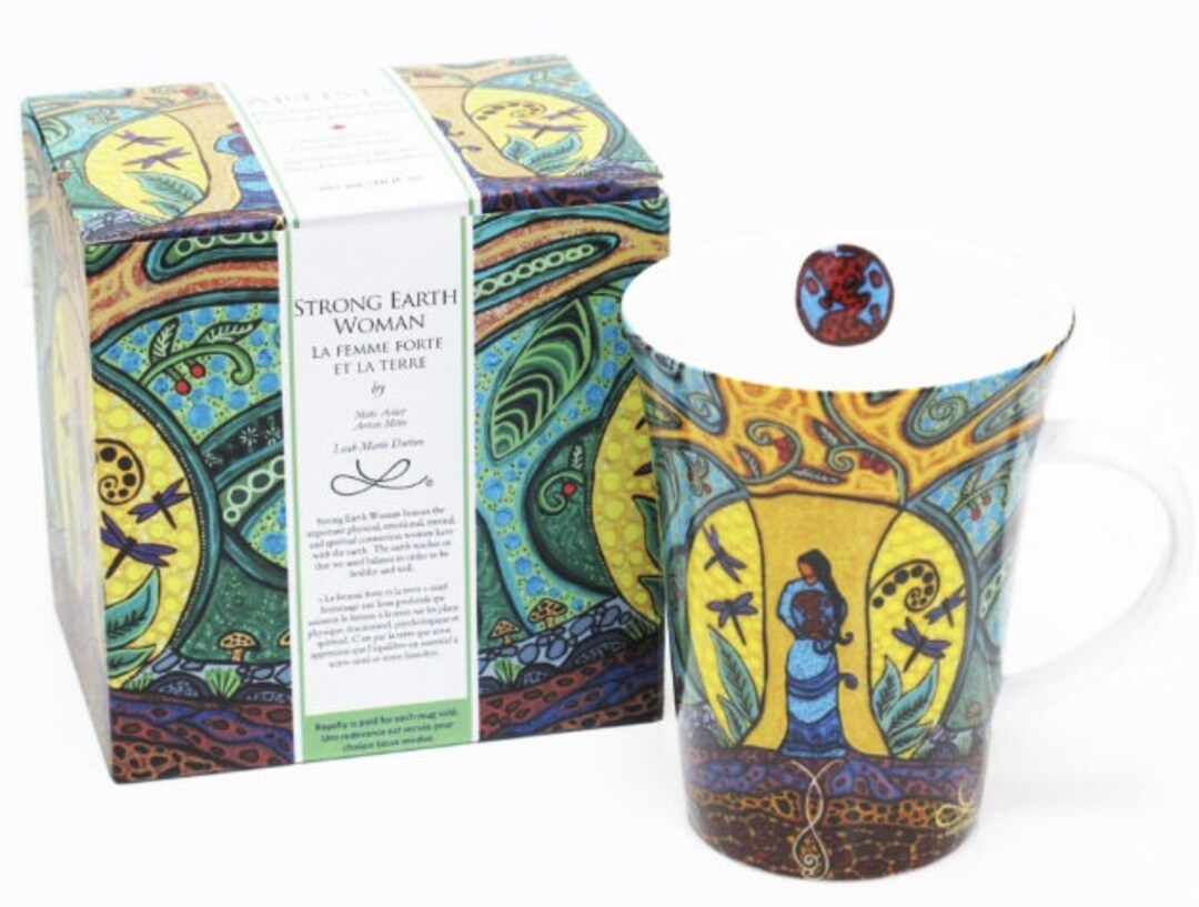 Coffee Mug | Tea Cup | Indigenous Strong Earth Woman Design | Native ...