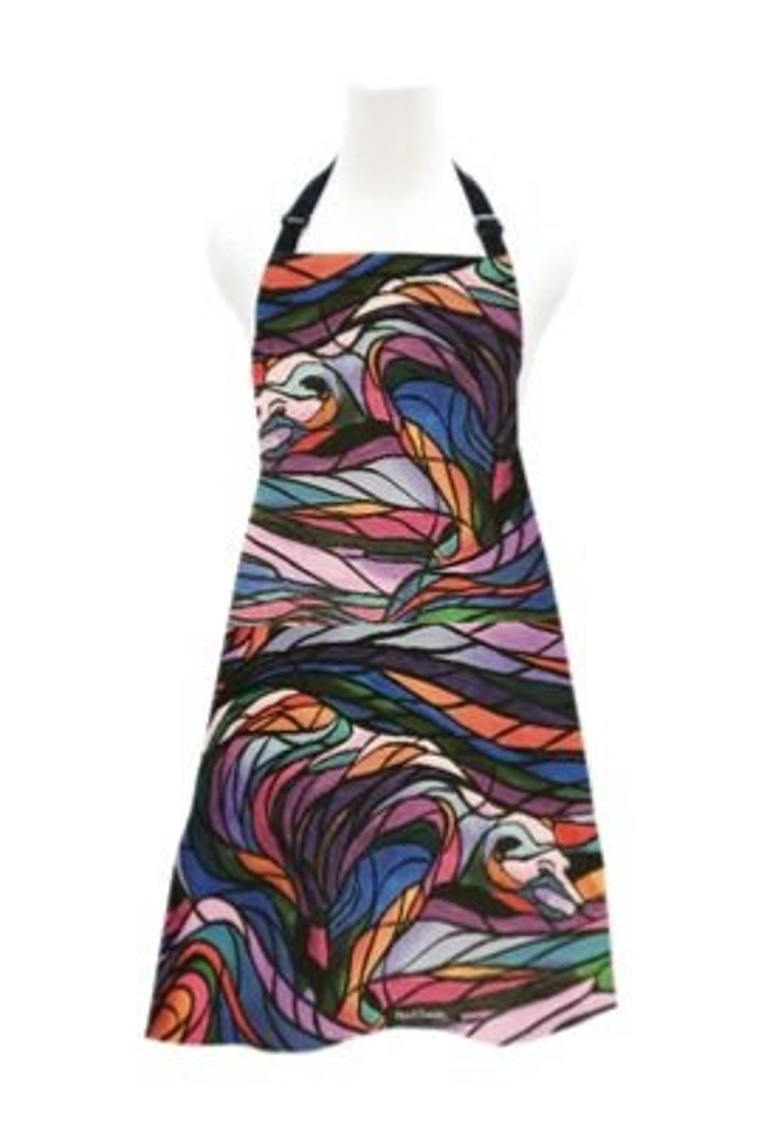 Indigenous Paisley Dark Sea Apron