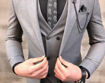 Buy Light Grey Suit Online In India 