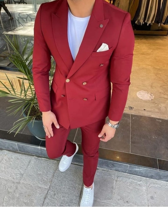 Mens Suit Wedding Suit classic Suit elegant Slim Fit Suit Etsy