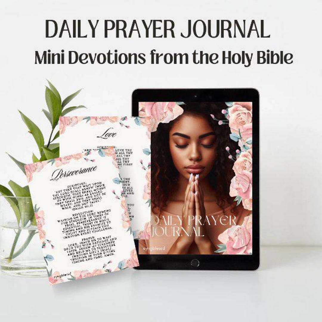 Printable Daily Prayer Journal | Christian Journal | Faith Planner ...