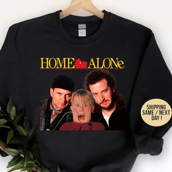 90s Christmas Home Alone Fan Sweatshirt, Kevin Mc Callister Home Alone Unisex Hoodie, Home Alone Shirt, Funny Christmas Gift