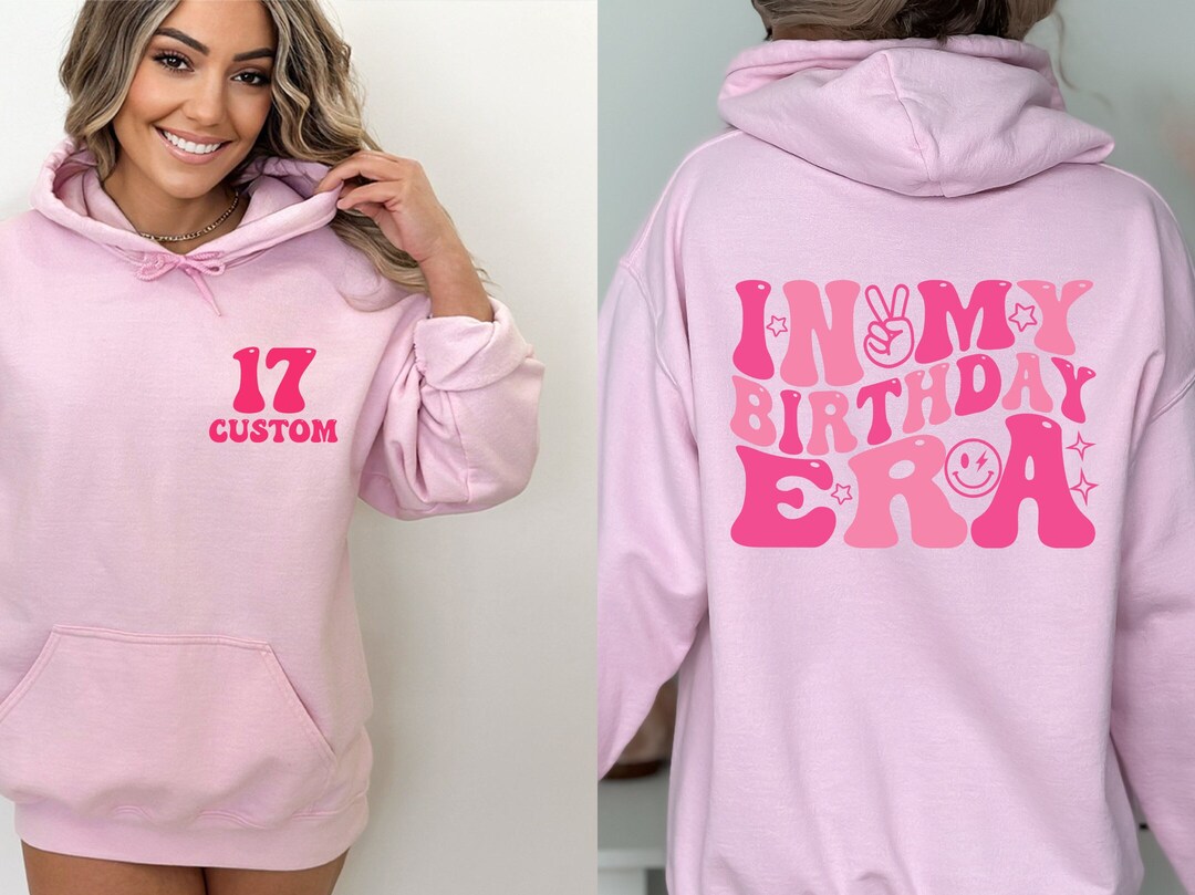 Custom in My Birthday Era Sweatshirt, Birthday Party Sweatshirt