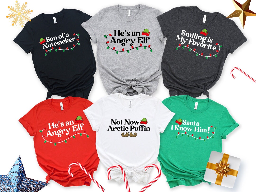 Buddy the Elf Shirts, Elf Movie Quote, Cotton Headed, Christmas Shirts