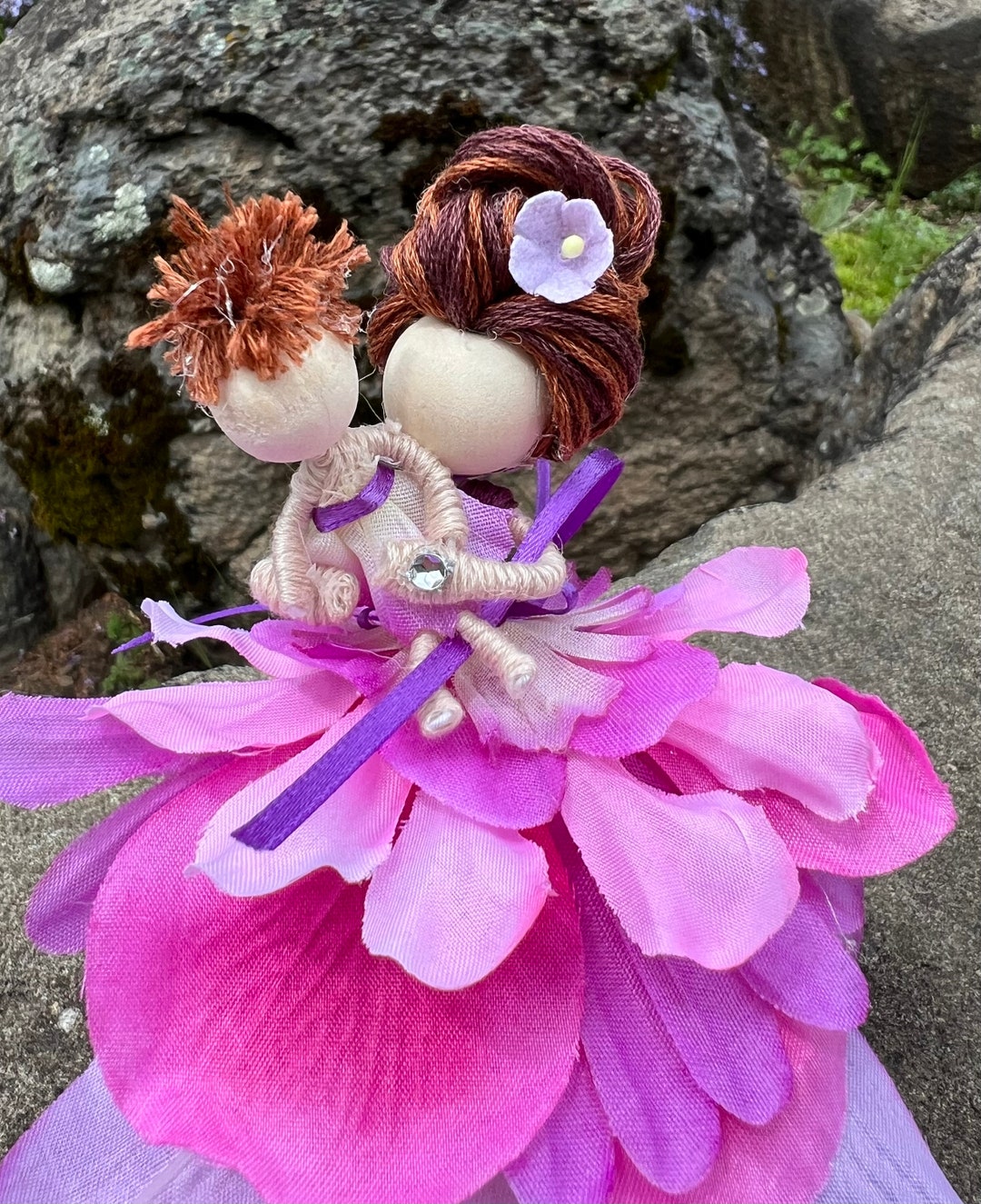 Mother's Day Flower Fairy Keepsake Mom With Babe in Arms... Etsy
