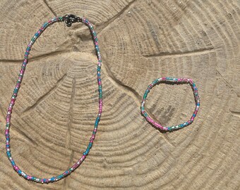 Cotton candy jewerly set