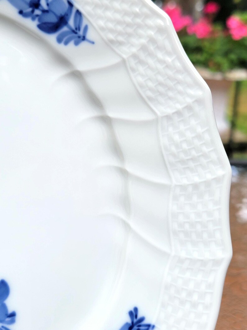 Royal Copenhagen Blue Flower Salad Plates - Thumbnail 5