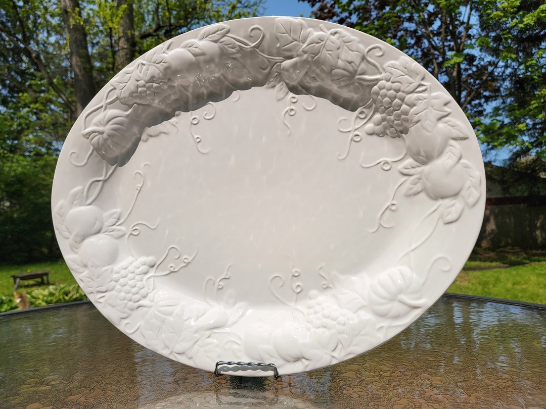 Tabletops Gallery harvest Grape Vintage Xlarge Etsy