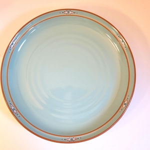 Piatto da portata rotondo in gres porcellanato vintage &quot;Boulder Ridge&quot; Noritake da 12 pollici - Fine China vintage Noritake - Piatti a tema sud-occidentale
