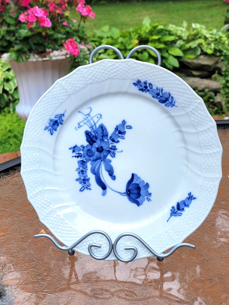 Royal Copenhagen Blue Flower Salad Plates - Thumbnail 2