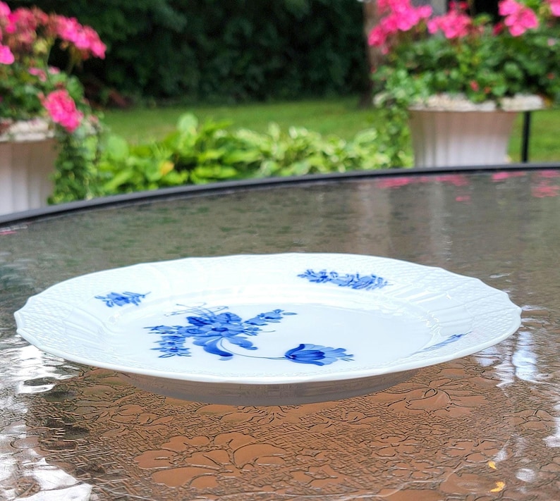 Royal Copenhagen Blue Flower Salad Plates - Thumbnail 5