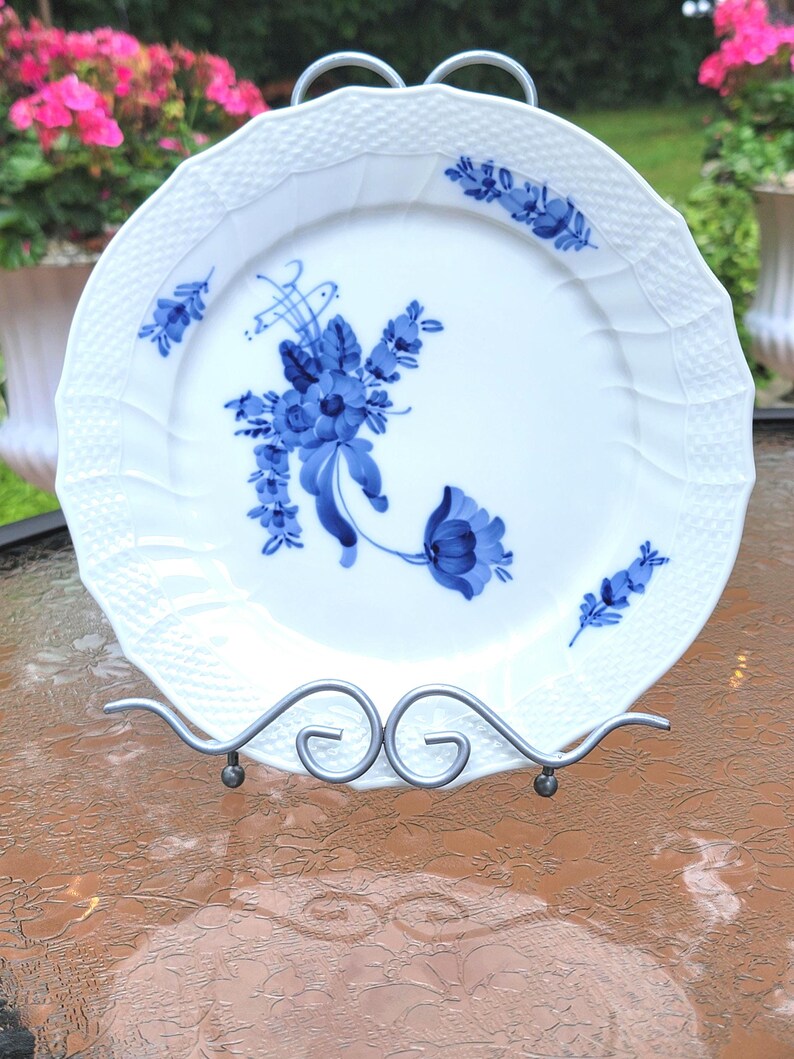 Royal Copenhagen Blue Flower Salad Plates - Thumbnail 4