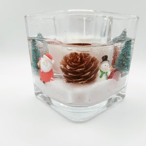 Winter Holiday Pine Gel Candle 