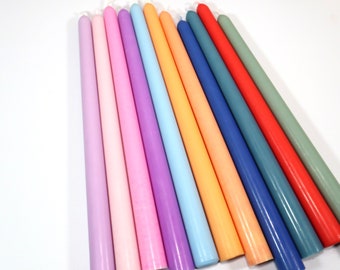 Minimal Drip Taper Candles | Taper Candles | Decor Candles | Set of 6