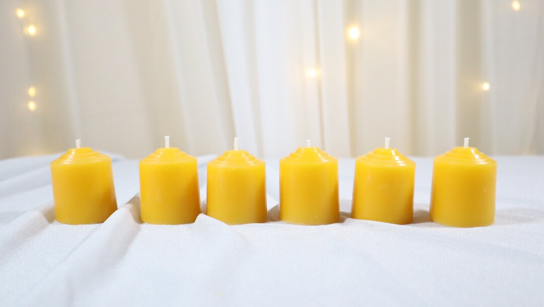 Beeswax Votive Candles Beeswax Candles Fall Candles Etsy