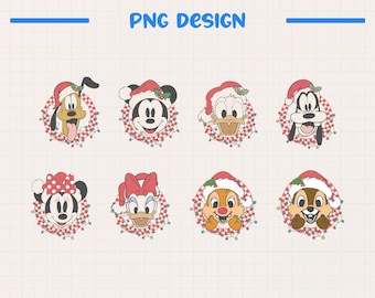 Disney Christmas PNG | Checkered Xmas Png | Disney Family Trip Matching Shirt Design | Digital Download