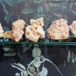 Sale! Amazingly well formed detail White, Pink and Ombre Halite and Halite on Trona