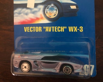 Vintage Hot Wheels Collectors No. 207 - Vector Avtech WX-3