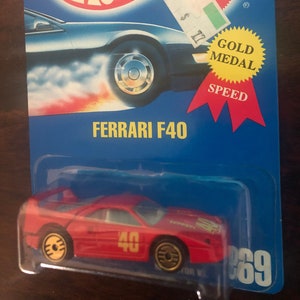 Vintage Hot Wheels Collectors No. 69 Ferrari F40 Etsy