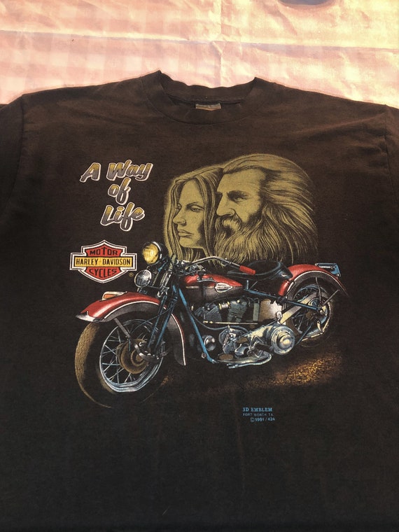 Vintage motorcycle t-shirt - Gem
