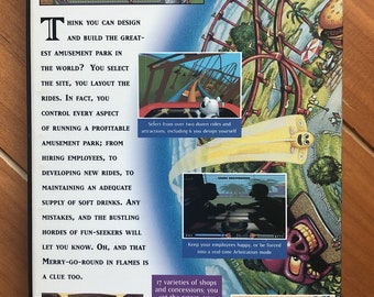 Vintage 3DO Game - Theme Park (CIB) - Etsy