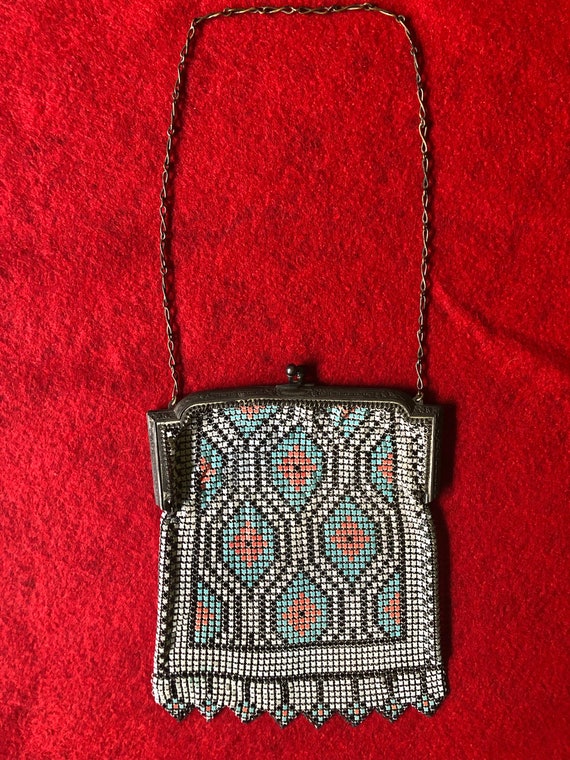 Antique Whiting & Davis Mesh Purse - Circa 1920's