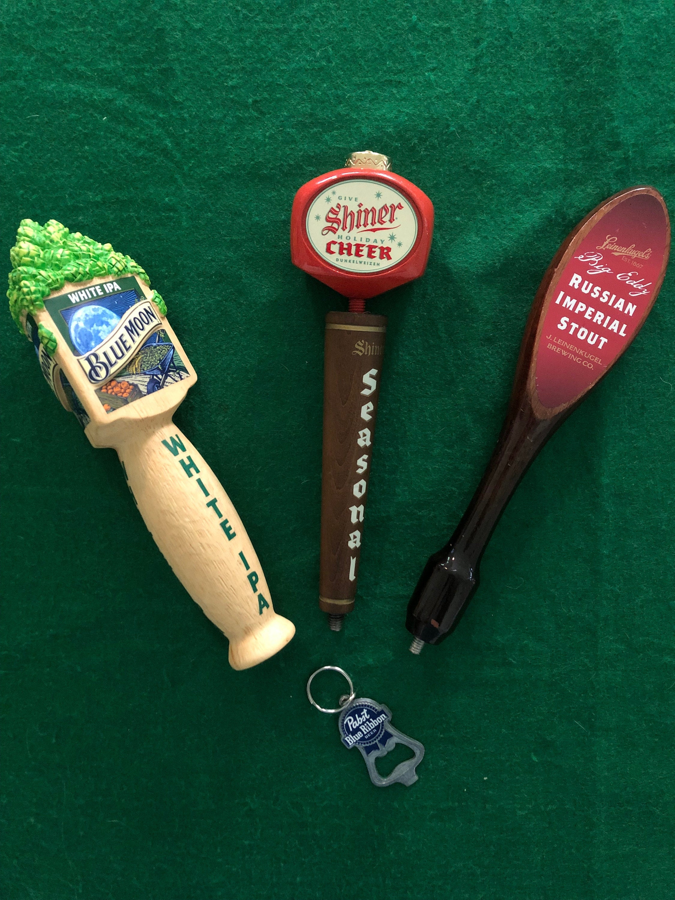 Beer Tap Handle Set W/ Bottle Opener Keychain Etsy