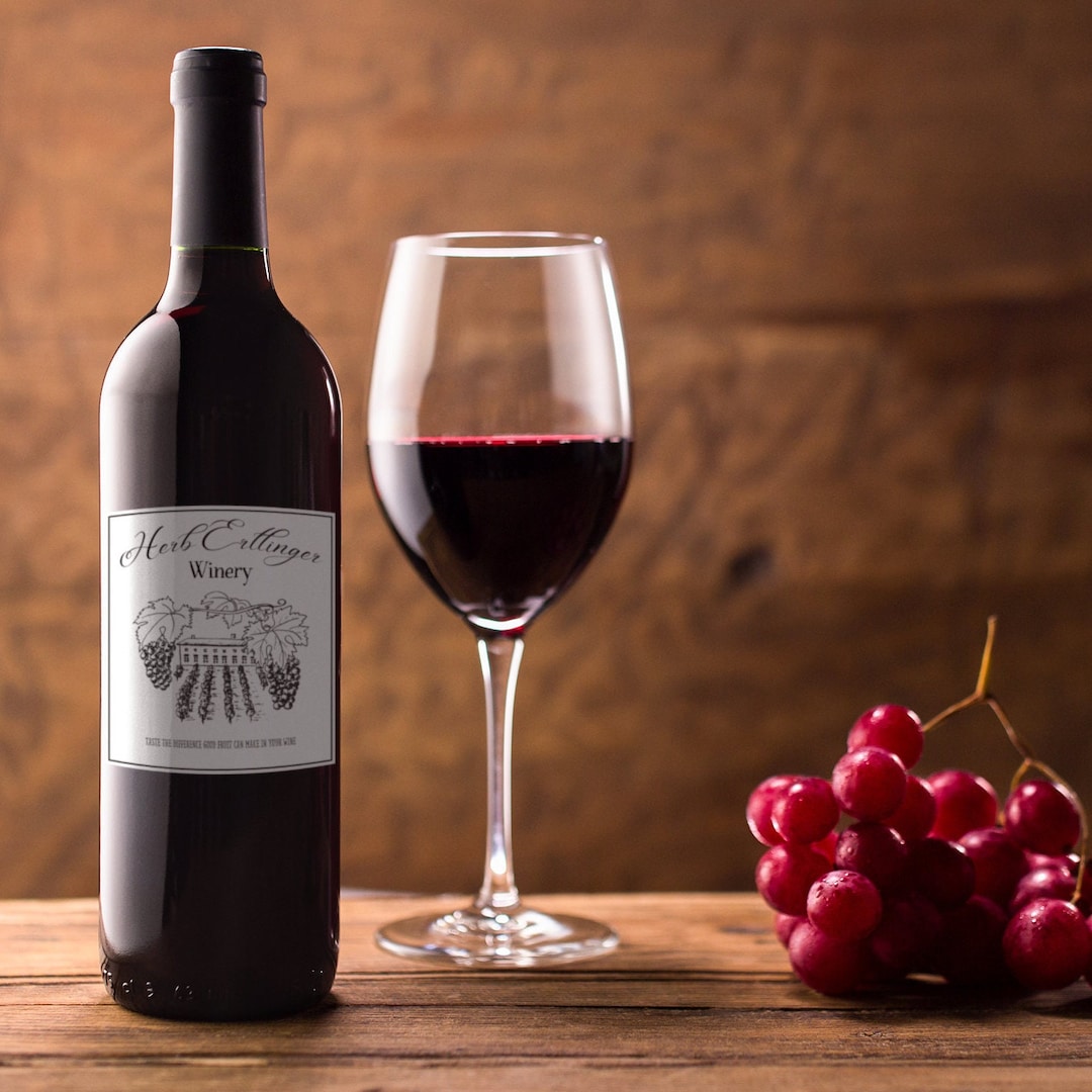 Herb Ertlinger Wine Label Nonspecific Schitt's Creek Etsy