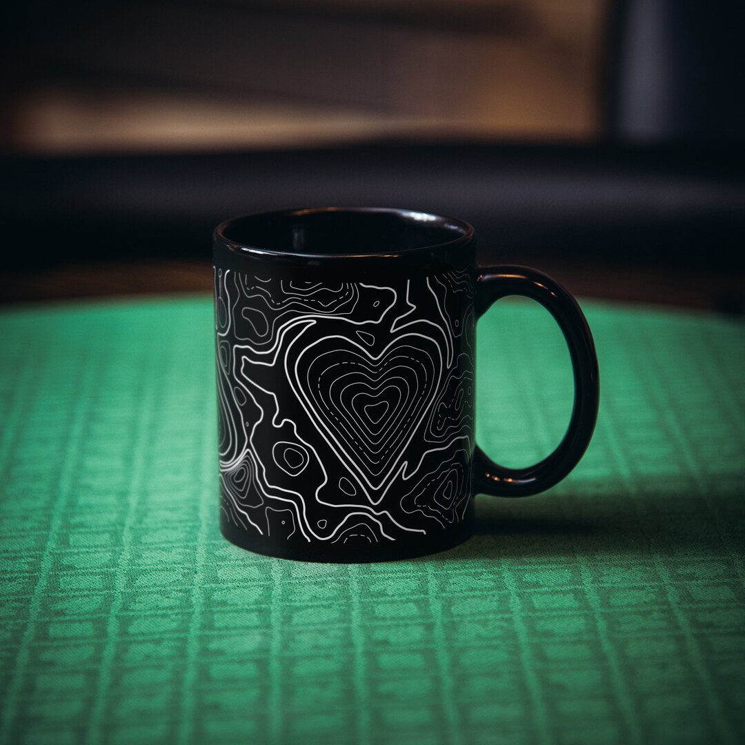 Poker Coffee Cup Gift for Poker Player Drinkware for Poker Room Bar