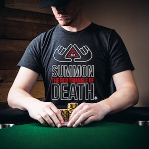 Cadeau chemise de poker pour joueur de poker T-shirt de poker drôle cadeau pour lui Chemise Texas Hold'em Vêtements pour joueur de carte POKERSTARS ALLIN Design moderne