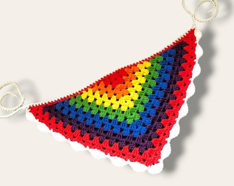LGBTQ Crochet Bandana
