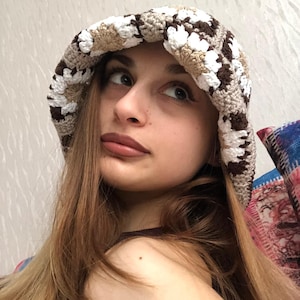 Crochet Bucket Hat, Bucket Hat, Unisex Bucket Hat, Crochet Granny Square Hat