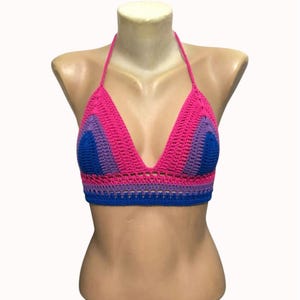 LGBTQ gehaakte crop top, gehaakte crop top, crop top, biseksueel