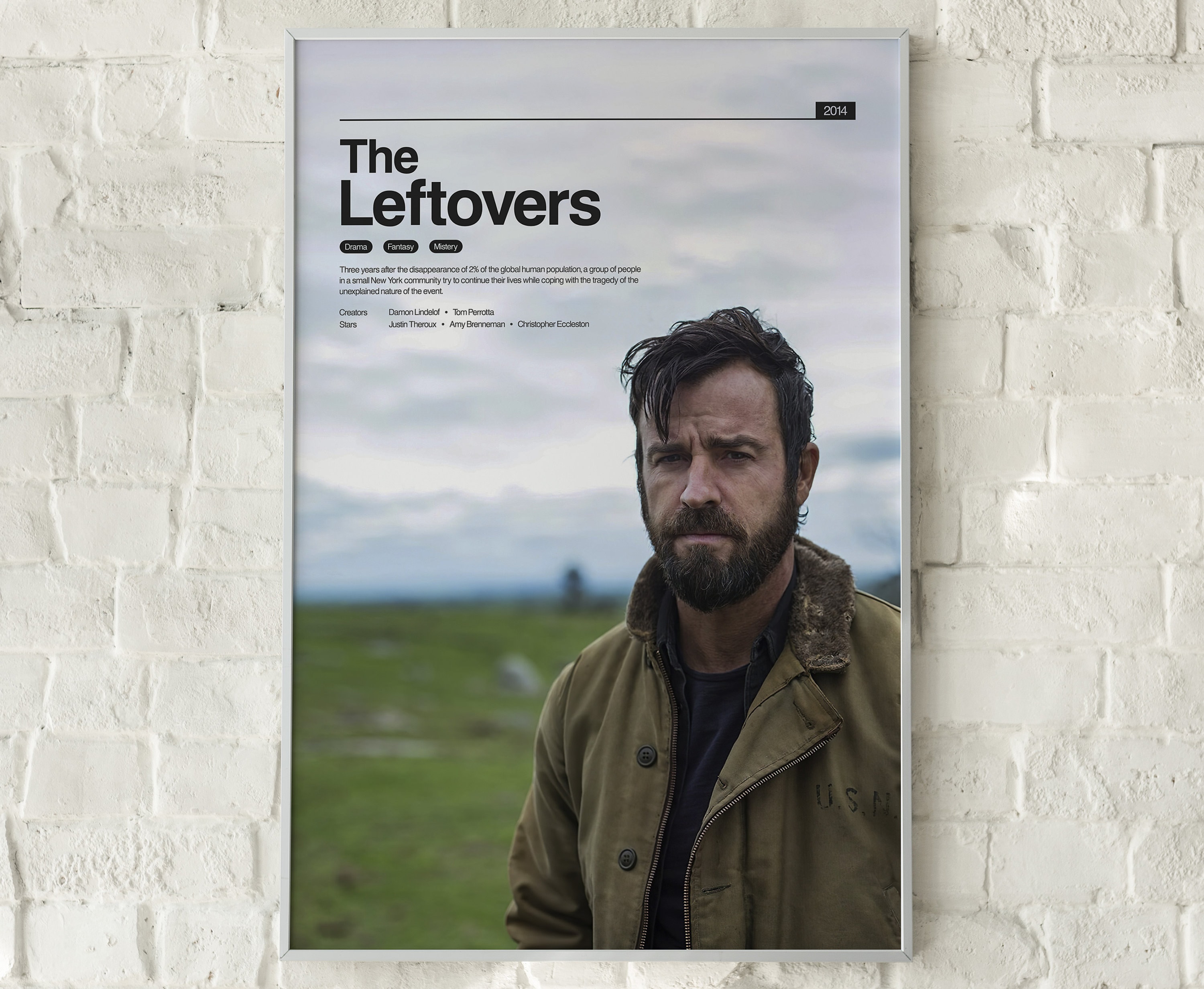 The leftovers poster the leftovers tv show print modern tv etsy