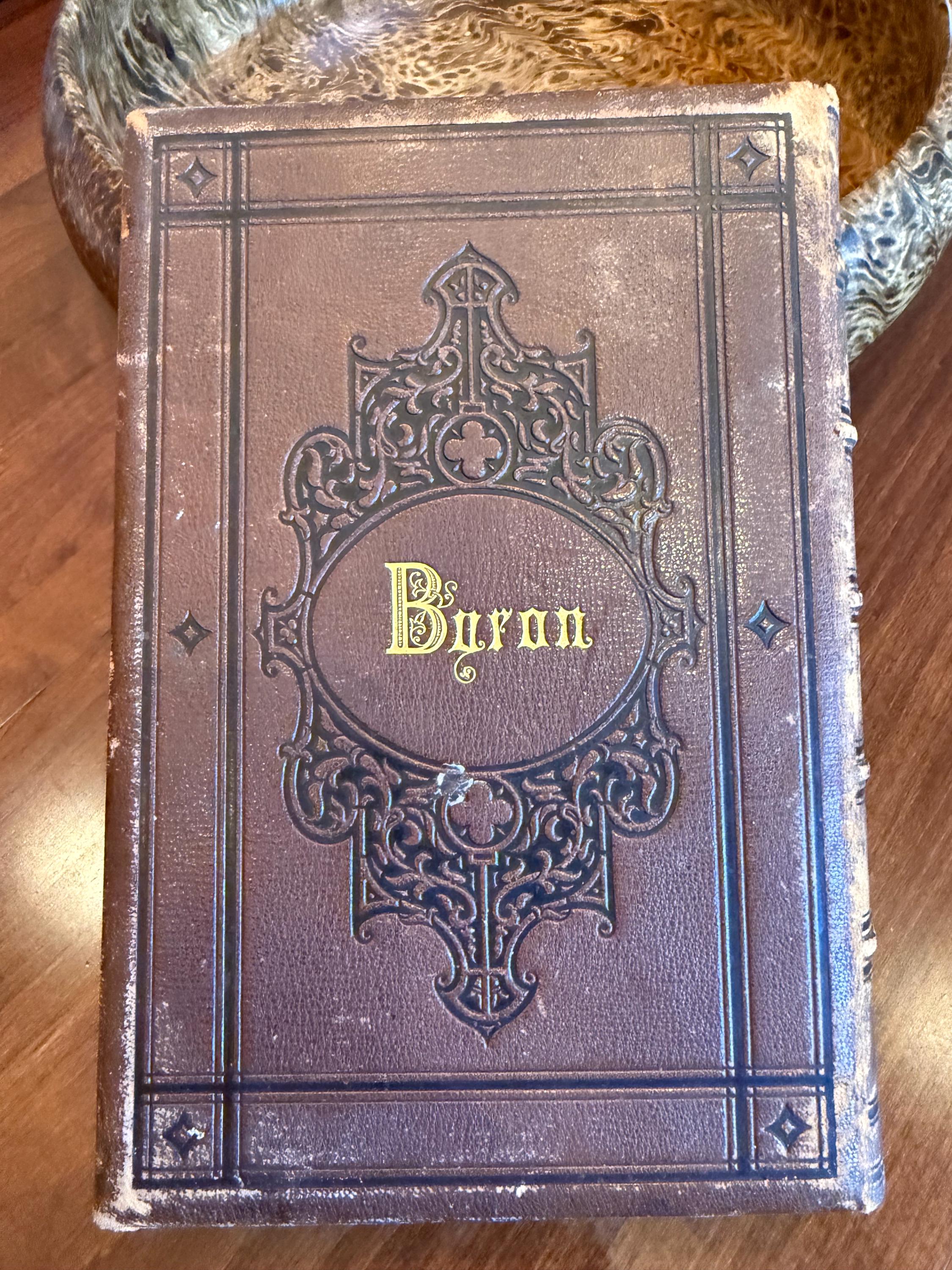 The Poetical Works of Lord Bryon. Complete in One Volume. - Etsy