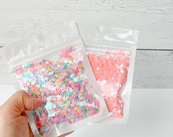 Bunny Head Glitter, Foil Confetti Mix | Shaker Glitter| Arts & Crafts