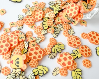 Honey Comb, Bear, Bee Polymer Clay Confetti Mix | Shaker Glitter| Arts & Crafts