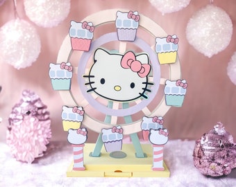 Hello Kitty Ferris Wheel Hello Kitty Centerpiece | Battery operated | Party Centerpiece & Decoration| Customization Decoration