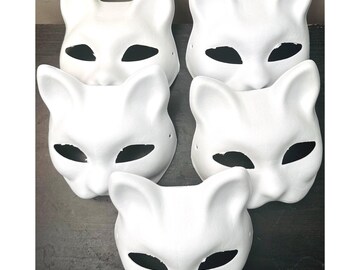 Monstera Leaf Cat Therian Mask (Bendable Ears) (READ DESC)