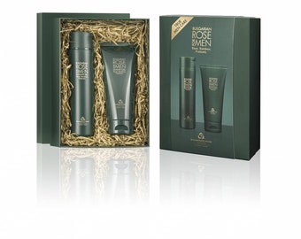 Luxury gift set for Men: Bulgarian rose shower gel and shaving gel