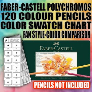 Faber-Castell Polychromos Color Chart: 120 Swatch Template (Printable PDF)