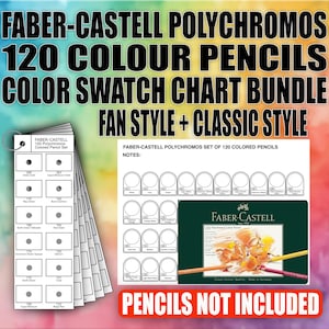 Faber-Castell Polychromos 120 Color Swatch Chart Bundle (PDF File)