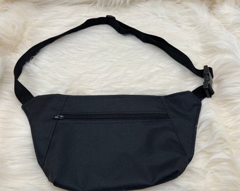 Fanny Pack  Hip Bag Sling Bag  Black