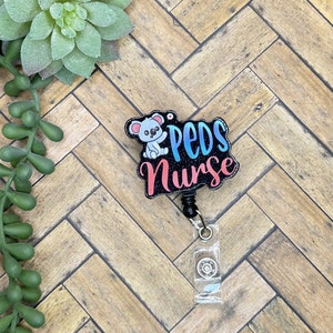 Peds Nurse Badge Reel
