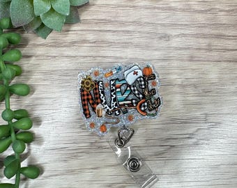 Bobine d'insigne d'infirmière d'automne