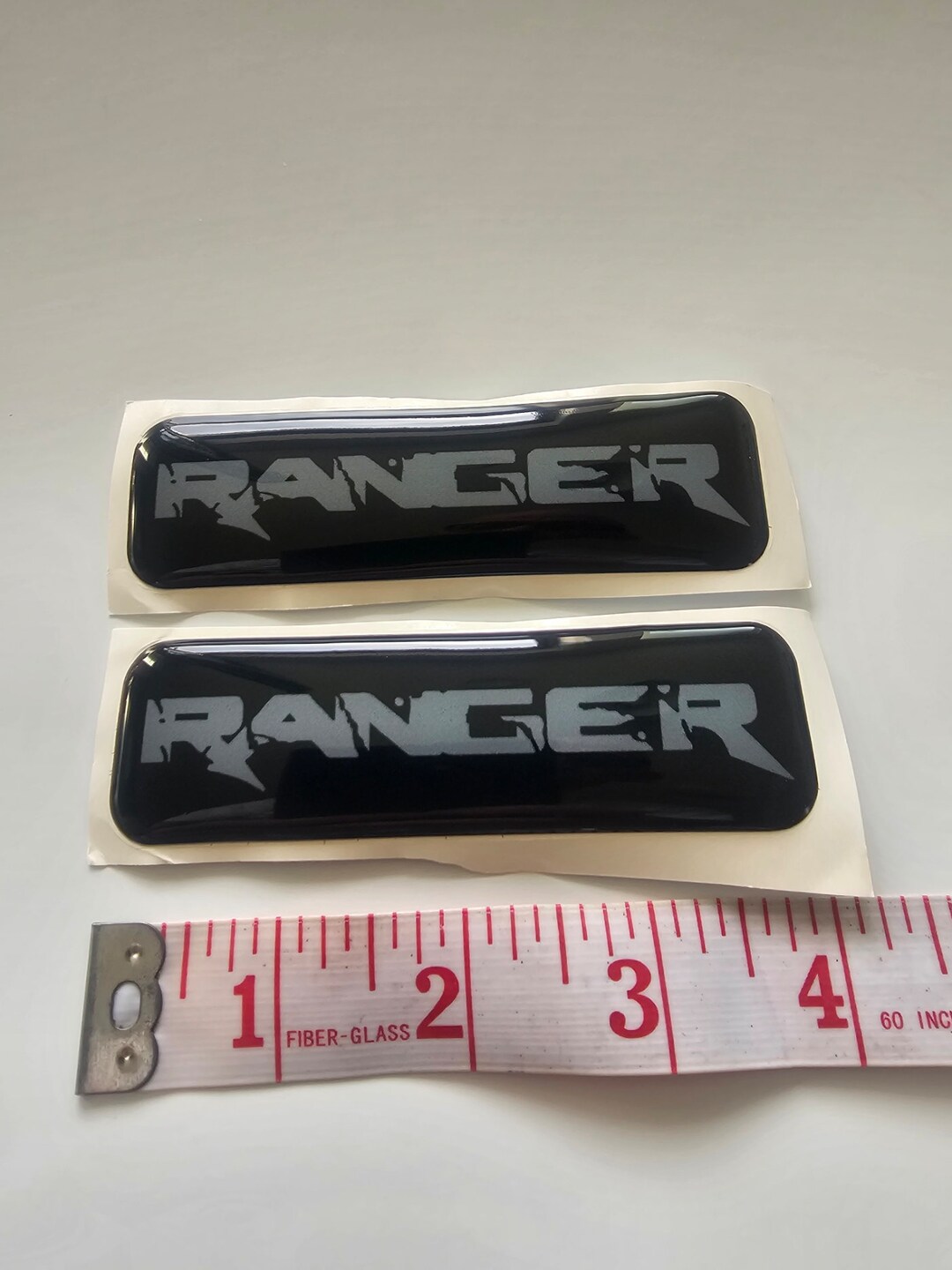 Set of 2 Gel Coated Ford Ranger Emblem Overlays Black/grey Etsy